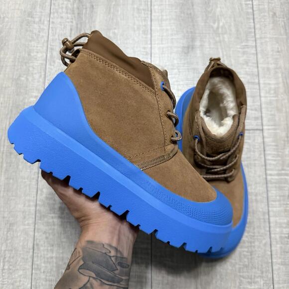 Mens UGG Neumel Weather Hybrid Boot Chestnut/Big Sky Size 5 Mens 6.5w US 1143991 - Picture 1 of 9